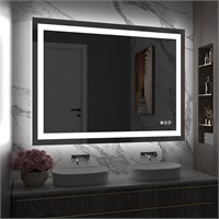 Amorho LED Bathroom Mirror 48x 36 Dimmable