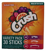 2021/06Crush Singles Berry Punch. Grape, Orange to