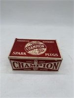 Champion Spark Plug box w/some plugs