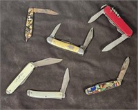 (6) Vintage Pocket Knives