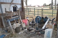 Scrap Pile (mowers, saw horses, metal etc.)