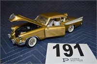 1957 Studebaker Gold Hawk Die Cast Metal Car