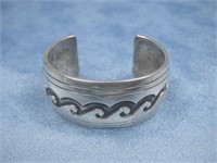 Sterling Silver Tested Cuff Bracelet
