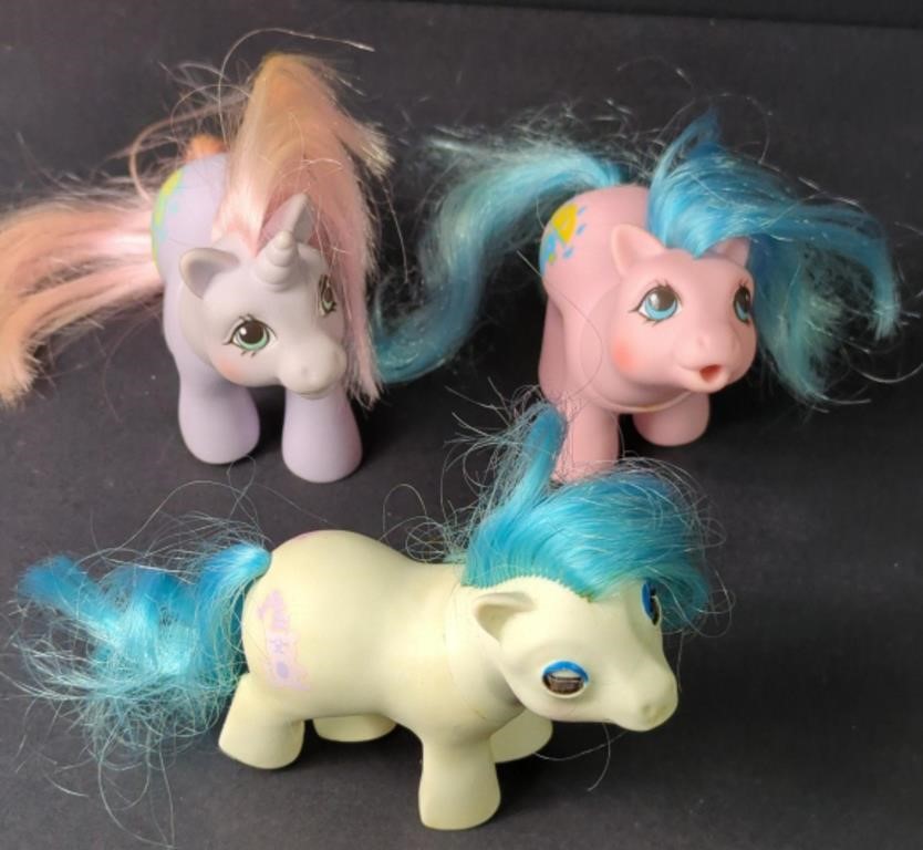 Gen1 My Little Pony Small Ponies x 3