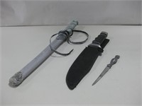 Two Blades & Letter Opener See Info