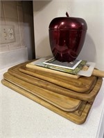 Cutting boards & apple ice bucket