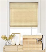 Lazblinds 20in x 64in cordless bamboo blinds