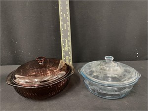 Pair of Pyrex and Fire King Dishes