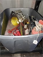Tote Of Misc. Hand Tools And More