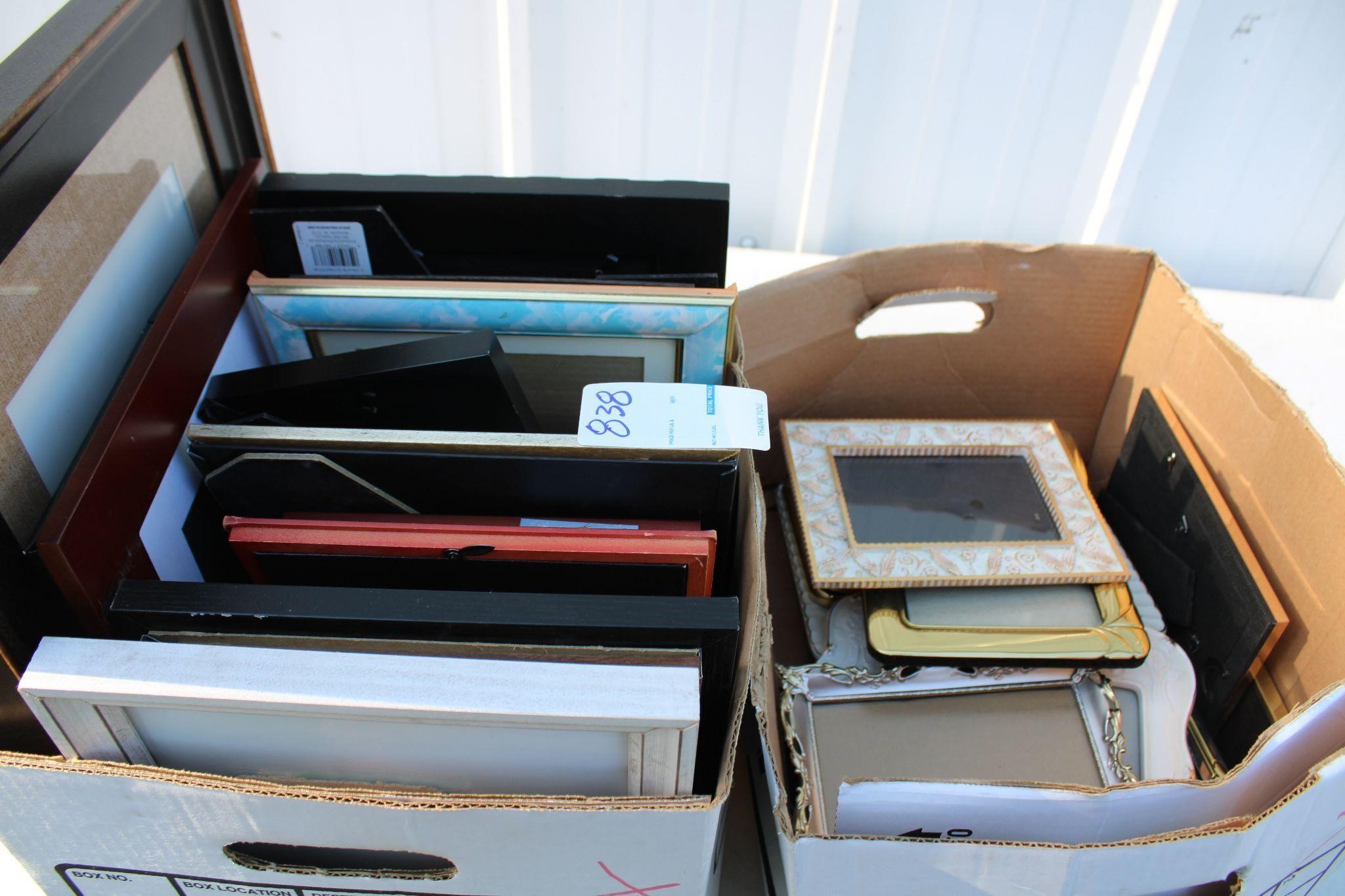 Picture Frames Box Lot
