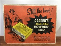 Original Coopers Powder Dip Advertising Board