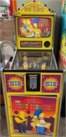 Simpsons Kooky Carnival Coin Drop Arcade Game