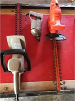 2-boxes: hedge trimmers, air blowers, & misc.
