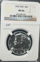 1965 SMS KENNEDY HALF DOLLAR