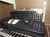 Three Dell Keyboards & Mouse