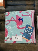 2pk oversized beach towels 70x42”