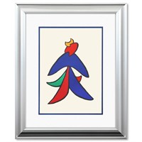 Alexander Calder- Lithograph "DLM141 - LUNE JAUNE