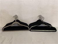 45 Felt Covered Clothes Hangers