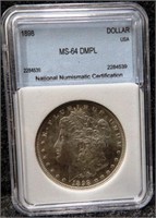 1898 NNC MS64 DMPL Morgan Silver Dollar