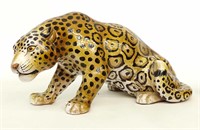 Pottery Leopard Figure