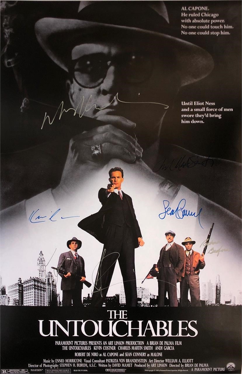 Untouchables Sean Connery Autograph Poster