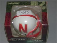 Goaline Die Cast Husker Football Helmet Bank