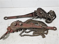 (2) Coffing Chain Hoists