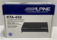 Alpine Model KTA-450 4-Channel Power Amplifier in