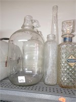 Lot of Vtg. Bottles and Gallon Jars