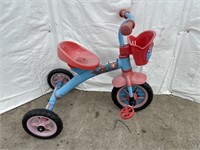 Red and blue childs trike