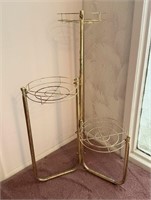 Vintage Brass Plant Stand *AS-IS* Tarnished and