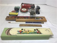 Student’s Pencil Box & Stationery Kit. Comes with