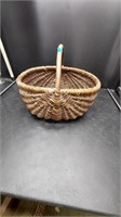 16x12x13in vintage gathering basket