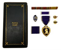 WWII Numbered Purple Heart Grouping