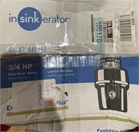 Insinkerator 3/4 HP Quite Series food disposer