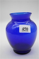 Cobalt Blue Flower Vase