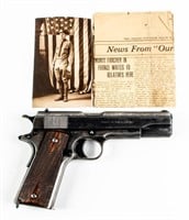 Gun WWI Colt 1911 & Original Issued Gear