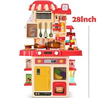 B2222  TOPFOX Kitchen Playset 28" - 48Pcs Toys