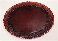Avon Cape Cod ruby platter