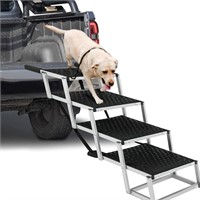 $120  LUFFWELL 19.2 Dog Car Stair, 4-Step Folding