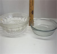 Glass bowl lot
