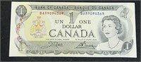 1973 Bank of Canada $1 Note