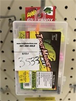 ASSORTED JIGS, SPINNER, & TROUT MAGNET KIT