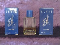 ELVIS COLOGNE .25 OZ  LOT OF 3 limited editions