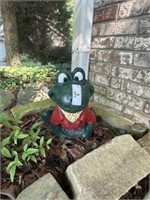 Concrete Frog Yard Ornament