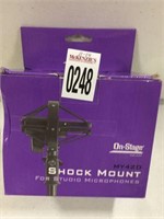 ON STAGE SHOCK MOUNT FOR STUDIO MICROPHONES