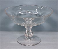 Val St. Laurent Cut Crystal Compote