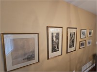 FRAMED ARTWORK LOCATED IN DINING ROOM