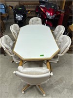 Chromcraft Table with 6 Chairs