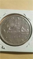 1966 Canada Silver Dollar Coin